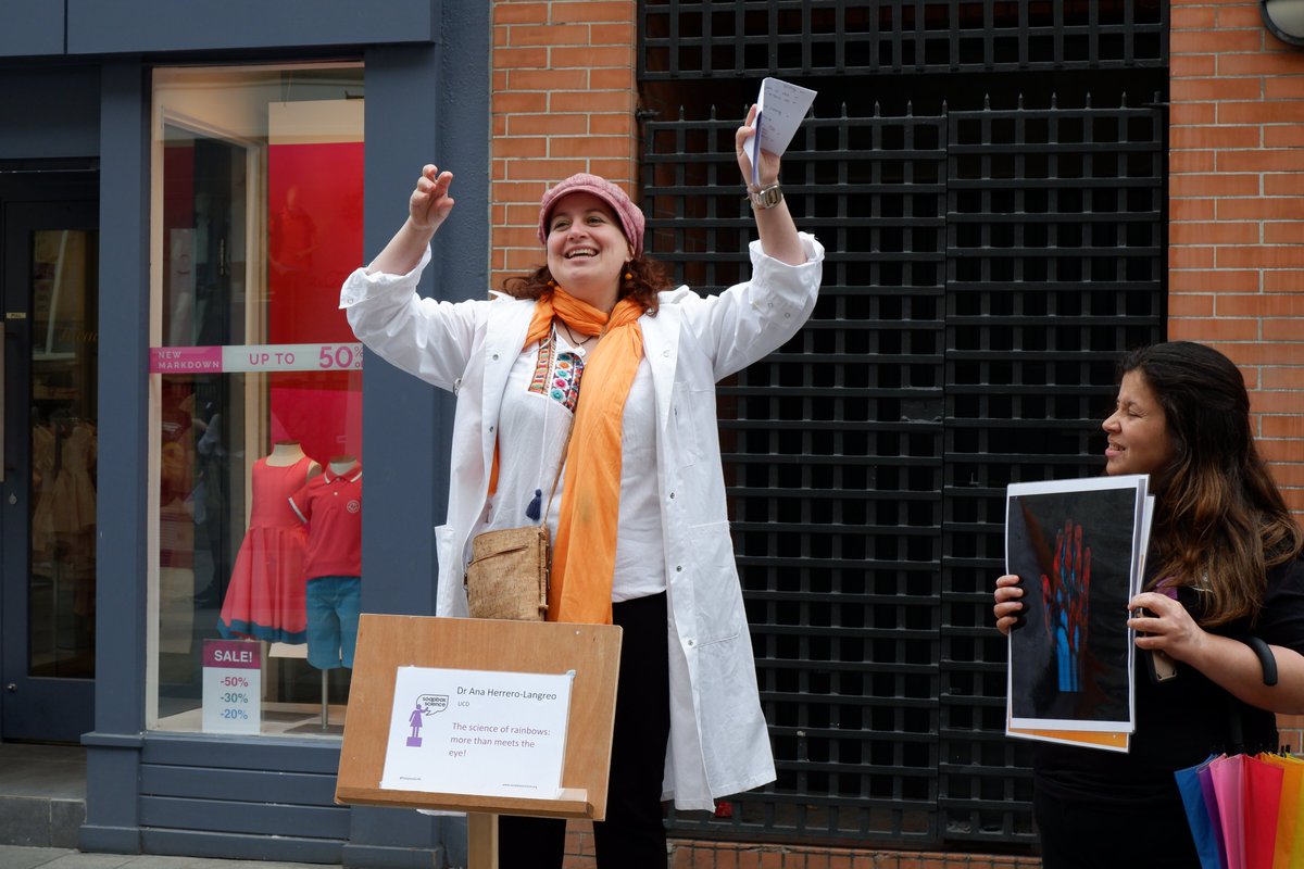 anahelang's tweet photo. Our #Hypermicromacro and @ucdSIRG images made it to the streets of Dublin with #soapboxsciencedublin. Beautiful way to promote #WomenInSTEM. I loved to listen to all the speakers, I cannot wait to the next event :).Thank you a lot to @UCDBioFoodEng, @SoapboxScience, @scienceirel. https://t.co/SIejJXAS6m