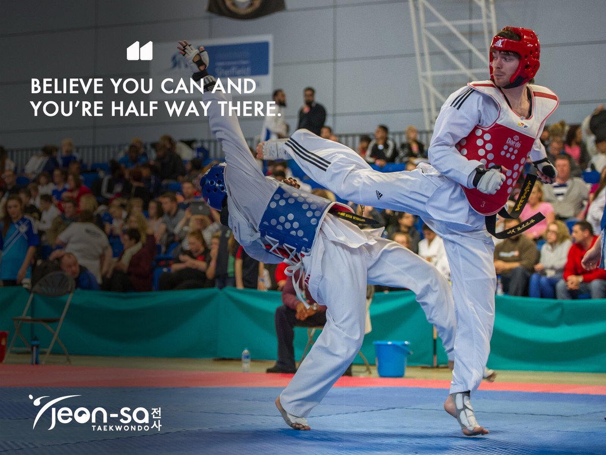 “Believe you can and you’re half way there.” #TuesdayThoughts #Taekwondo #karate #kickboxing #martialarts #MMA #Stockport #Manchester #believeinyourself