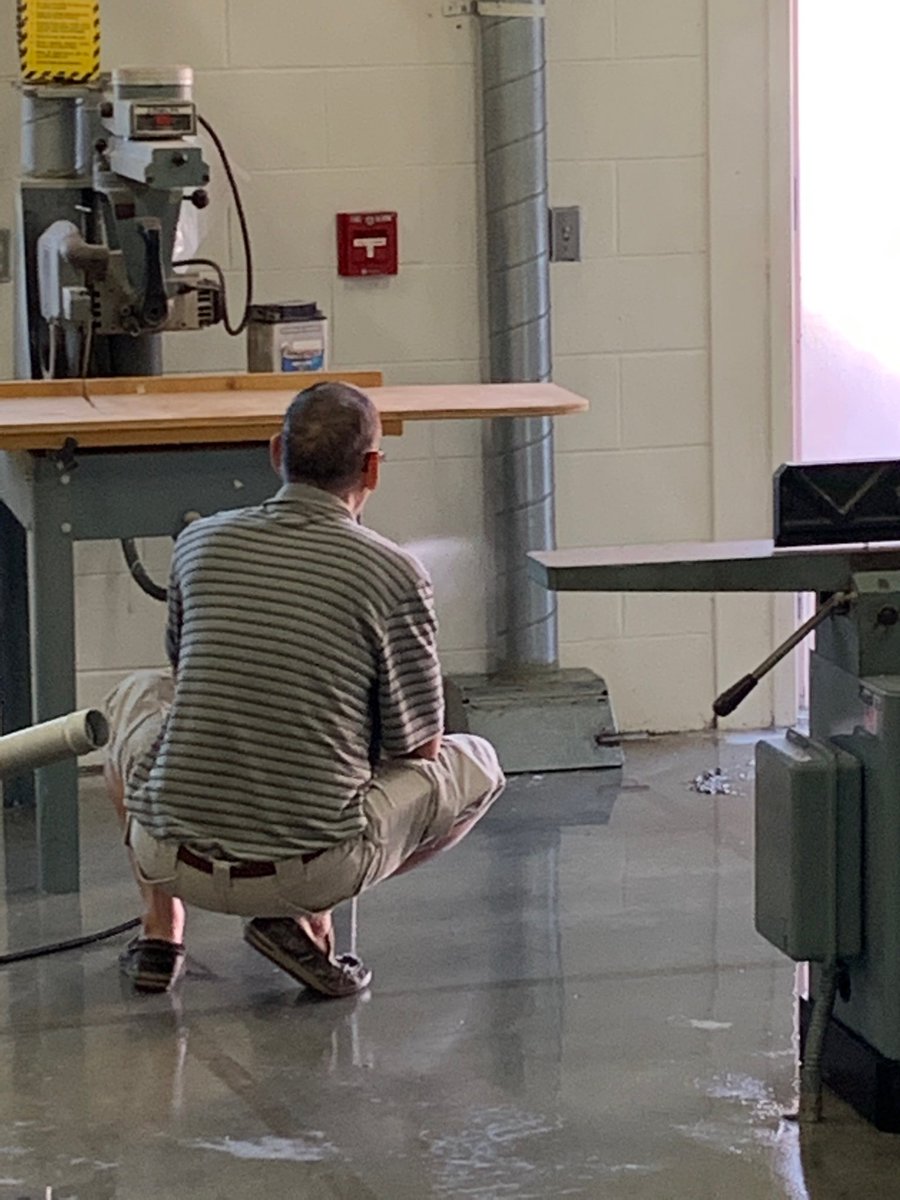 StevenOberlande's tweet photo. Our custodial staff getting the building ready for the return of our students and staff. ⁦@OceanLakesHS⁩ https://t.co/D9kBYtHwcb