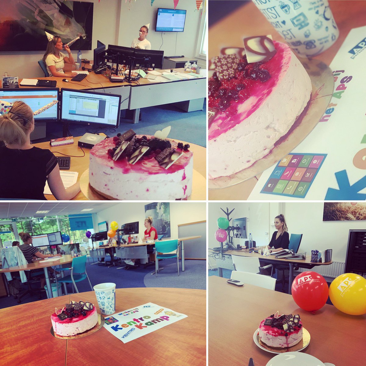 PivotonSoftware's tweet photo. Feest bij @APSPersoneel. Vanaf 1 juli is Kentro Office live. En zoals APS zelf zegt: “Op naar nog meer blije mensen met een nieuwe baan, en nog meer blije partners en blije collega’s”. Trots dat wij dit voor APS kunnen realiseren. 
 
#MEERDANIT #vertrouwen #partner #gewoondoen https://t.co/bF3PMRH40h