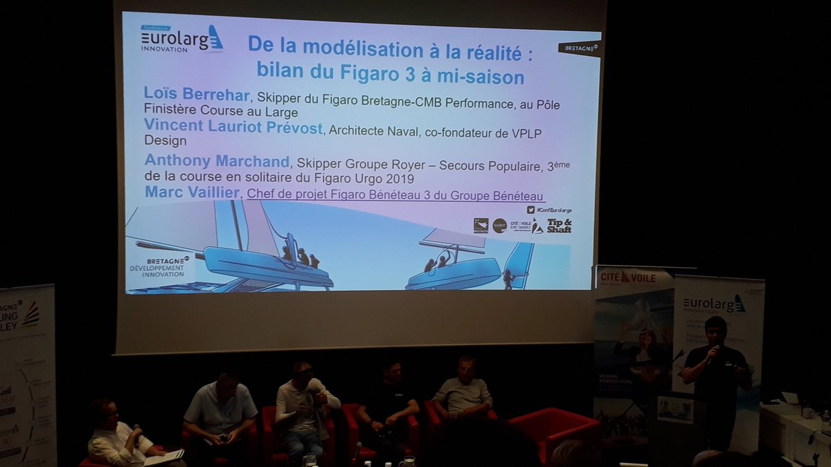 ljoessel's tweet photo. Début de la table ronde sur le #FB3 avec @VPLPYachtDesign @L_Berrehar @_AnthoMarchand @MVaillier #ConfEurolarge https://t.co/l5jNQUrxc1