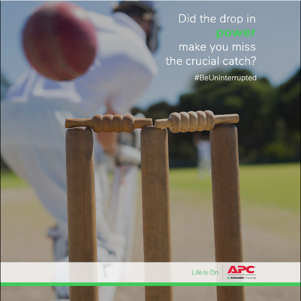 APCestorewale's tweet photo. Did you just miss the most crucial catch of the season? Get the UPS by APC which gives you complete power backup when you need it the most! 

know more: https://t.co/Asa9yIZO0h

#worldcup2019 #WC19 #INDvBAN #BeUninterrupted #LifeIsOn https://t.co/Ey8RXN0J9Q