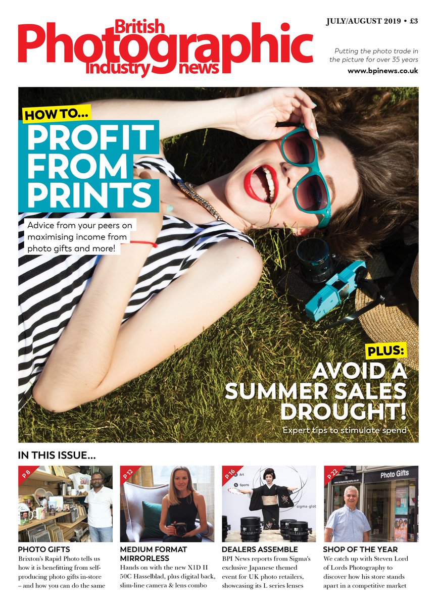 bpi_news's tweet photo. We've gone full 1980s era Smash Hits! for the cover of #BritishPhotographicIndustryNews July & August 2019 'summer special'
Head to https://t.co/kTETj2j42T or search https://t.co/7o0pxIPMML to read online & bring some sunshine!
#phototrade
#photoindustry
#photonews
#poppickers https://t.co/BRnSyQsScp