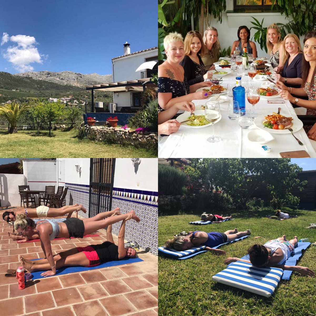 Throwback to our retreat in May in Perian Spain ☀️🧘‍♀️ 
Check out our future retreats and workshops at thehealthandeventscompany.co.uk