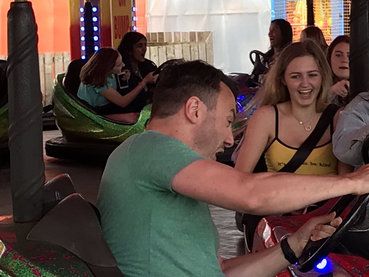 NHSGSki's tweet photo. Bumper car fun #endofyearfun #mrneweyrevenge https://t.co/VNtp9nREP0