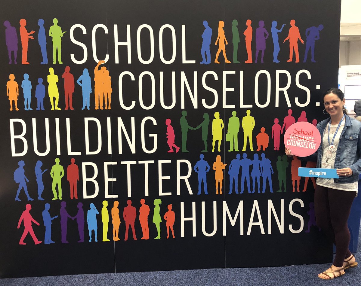 Grateful to have made so many connections and learned such valuable ideas at #ASCA19! Great job @ASCAtweets for selecting inspiring keynote speakers and informative presenters! #SchoolCounselors are #buildingbetterhumans and I couldn’t be more #proud to be part of it! 💜🧡💙💛💚