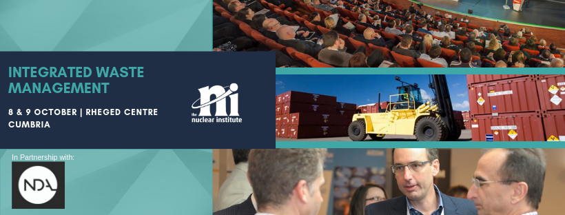 NuclearInst's tweet photo. Booking is live for #IWM19! We are proudly partnering with @NDAgovuk for this event at the Rheged Centre in Cumbria. Click here to find out more and to book your tickets https://t.co/kIiAHBo5nG
#IntegratedWasteManagement #waste #network #Cumbria #RadioactiveWaste https://t.co/WYKVKXqXY4