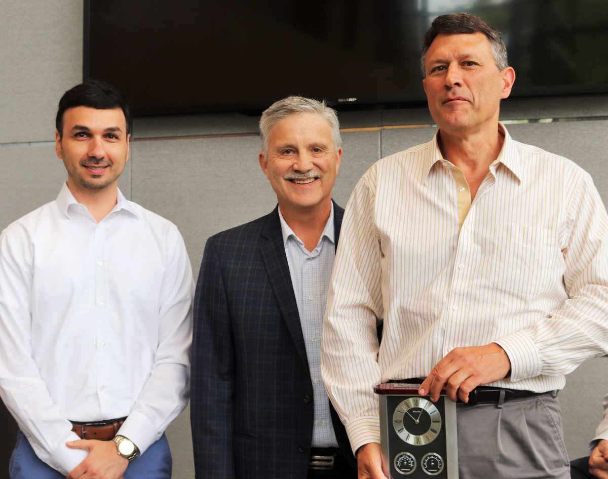 BASF_Michigan's tweet photo. #BASF #Wyandotte congratulates Gary Deeter, Liz Hugel and Tim Klots of Advanced Materials Research NA group for their appointments as Experts in North America. Their highly specialized expertise and #innovative ideas create #chemistry for a #sustainable future #belongatBASF https://t.co/Ni7An2a3Wx