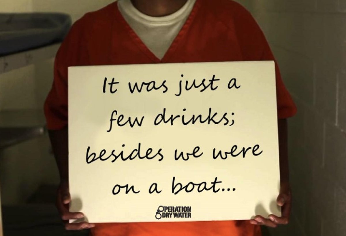 If a boater is operating under the influence of drugs or alcohol and cause the death of someone they could be charged with felony manslaughter, besides having to live with a guilty conscience for the rest of their life. #ODW19