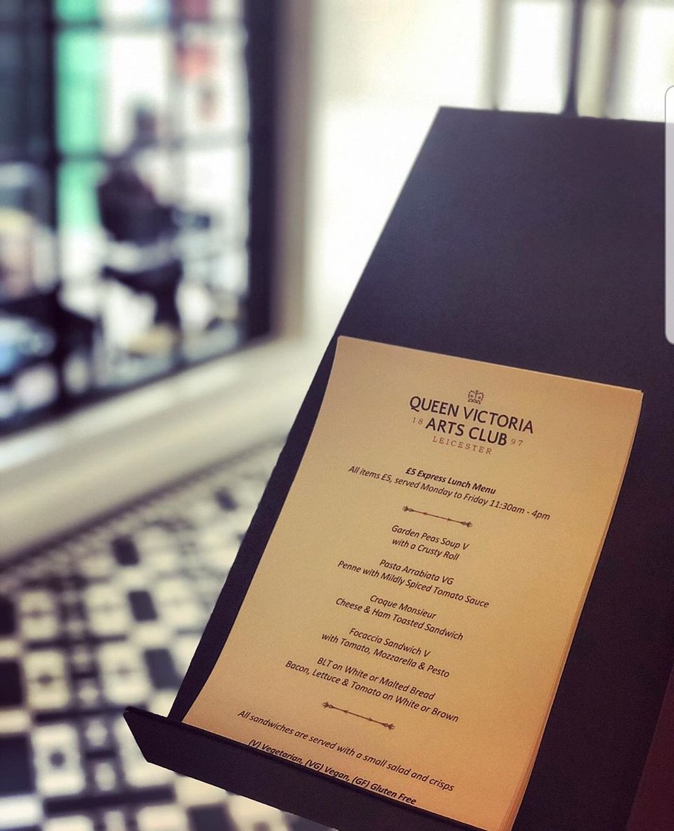 exchangeleics's tweet photo. Also launching this week the @queenvicleics Express Menu, our sister venue just across from us...we can't wait to try it 👌🏻
#expressmenu #fancylunch #lunchforafiver #queenvic #qvac #queenvic https://t.co/201l6iAJvR