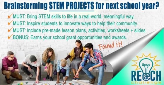 Coming August 1st: <a href="/iteea/">ITEEA</a>'s REACH Challenge: an impactful Adaptive and Assistive Technology (AT) design-thinking project for high school and college students. Learn more: iteea.org/News/282/15653…