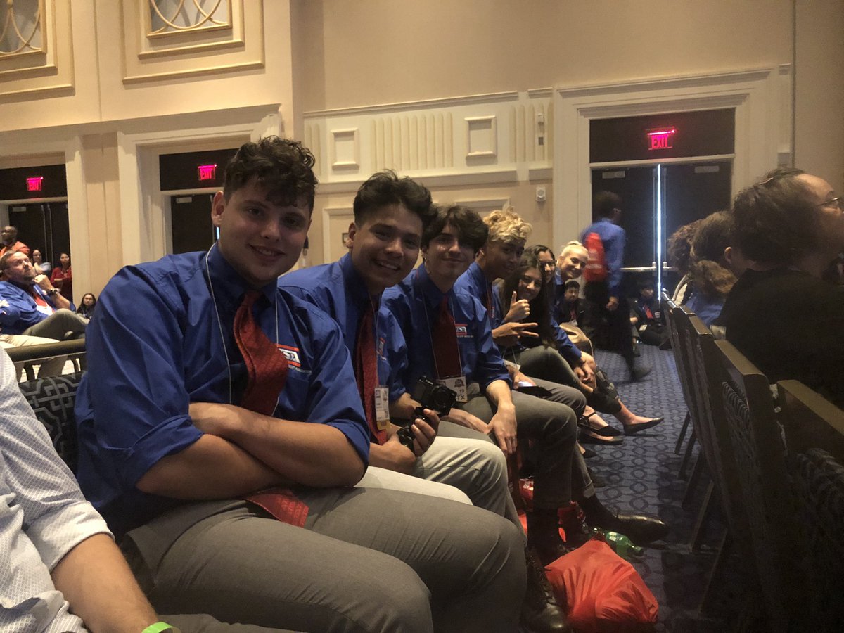 Taylor_CTE's tweet image. Let the @NationalTSA awards ceremony begin! Proudly representing @KCAL_KISD and @KellerISD! #ModelTheWay #CTEinKISD @KellerISD_CTE