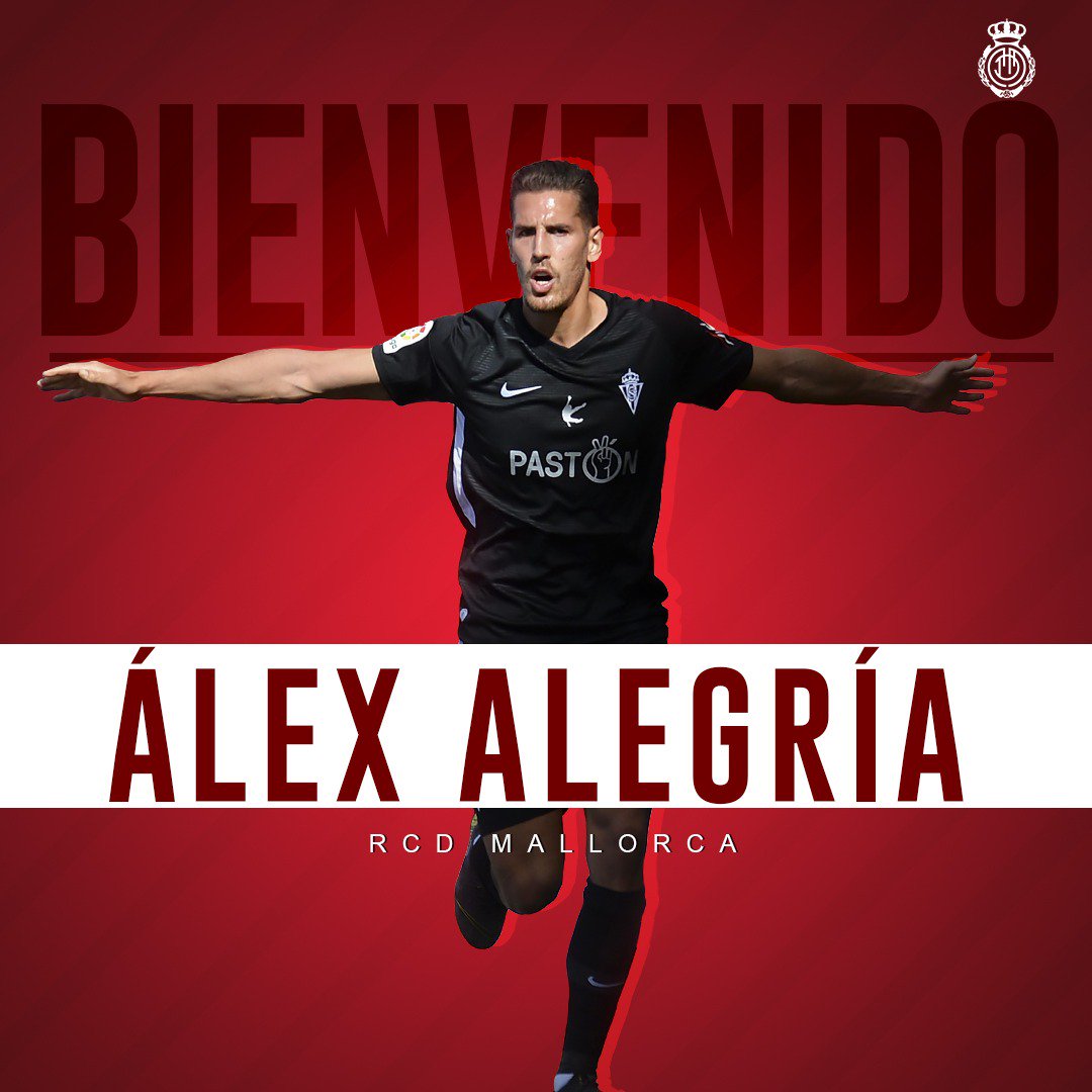 Álex Alegría, anunciado por el RCD Mallorca (Foto: @RCD_Mallorca).
