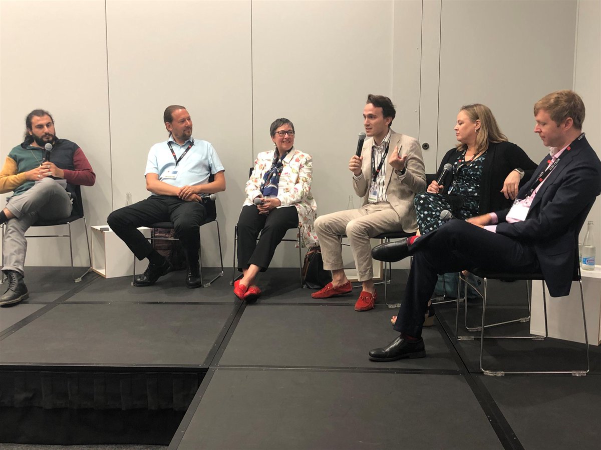 dgt_switzerland's tweet image. The first use case of blockchain was the lost and found of @nytimes, not #cryptocurrencies says @DelmiDavid during the Panel #wcsj2019