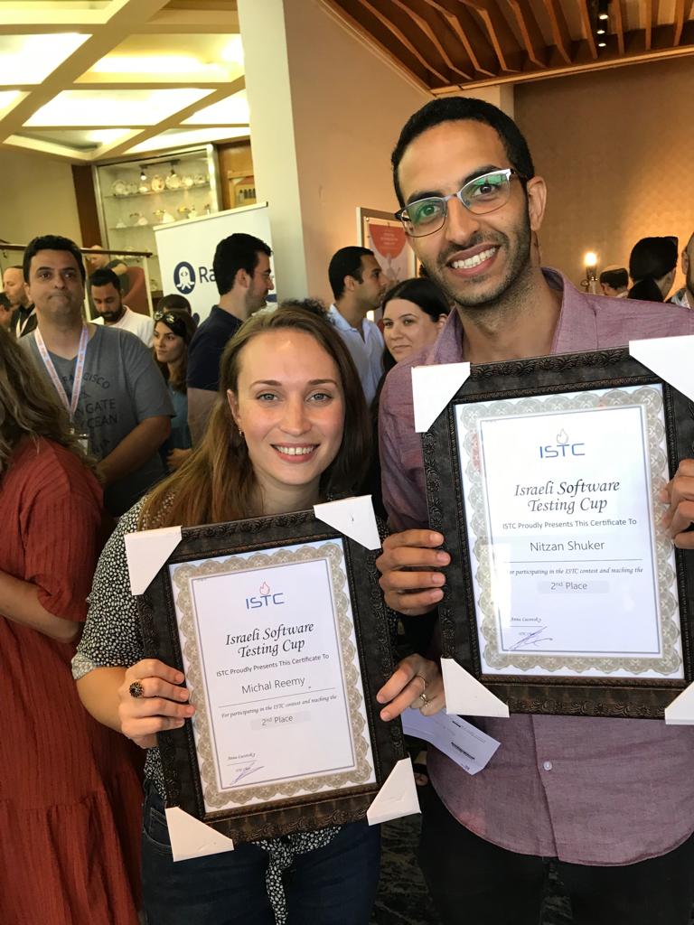 MmuzeAI's tweet photo. What a way to kick off a the summer!! Congrats to our very own Michal &amp; Nitzan who teamed up, and took 2nd place at the Israel Software Testing Cup! 👏👏👏 https://t.co/MIdZ9GEzsJ