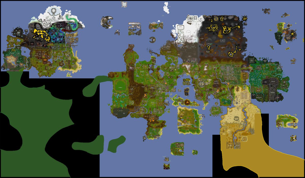Aurarus's tweet photo. @JagexAsh This might sound silly to suggest doing DELIBERATELY, but... When expanding continents and adding new areas... Keep "allowing" those black void boxes for where "the rest of the game" can expand to.  That potential in the backs of peoples' minds is important/ exciting https://t.co/RPY81mOMpY