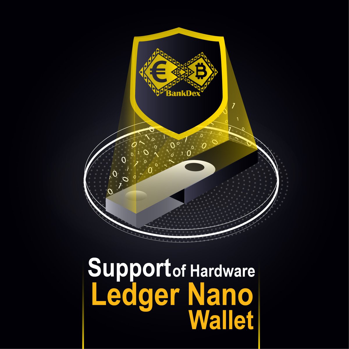 bank_dex's tweet photo. The satisfaction of our users will be more provided due to another advantage as support of hardware wallet or Ledger Nano S.   It allows crypto enthusiasts to store their assets offline in a protected environment which is accessible only through their own wallets. https://t.co/1AGQA9xoZE