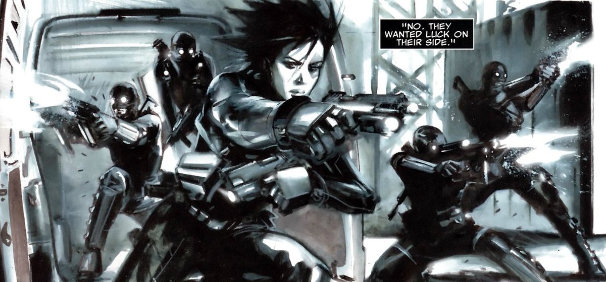 "I always get lucky, but I am also a skilled mercenary. Now, let's make some money !"

|| Neena Thurman, A.K.A Domino RP account.

Comic based, #Earth616.

Open for SLs and banter.

#sᴘᴀɢʜᴛ

↺&amp;♡ please ?