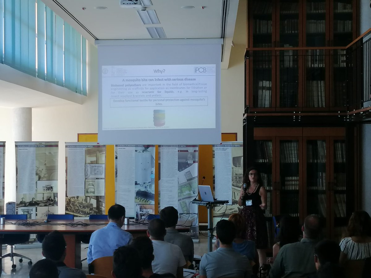 CnrIpcb's tweet photo. Anche i giovani ricercatori dell'#IPCB #CNR partecipano a #Macrogiovani2019 presso @UninaIT, il convegno organizzato dall'#Associazione Italiana di Scienza e Tecnologia delle #Macromolecole (#AIM) per promuovere la ricerca e lo studio delle macromolecole. https://t.co/a7E5E0GlCZ