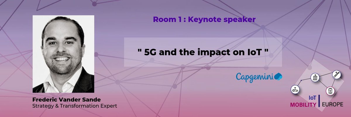 IoT_Mobility_EU's tweet photo. Ever wondered how 5G will impact the adoption, #innovation and #development of Consumer and Industrial #IoT?
What are the main roadblocks to overcome?
Discover with Frederic Vander Sande the global study on the development of #5G and from multiple IoT related client cases in #EU. https://t.co/3UA9Eh4pU7