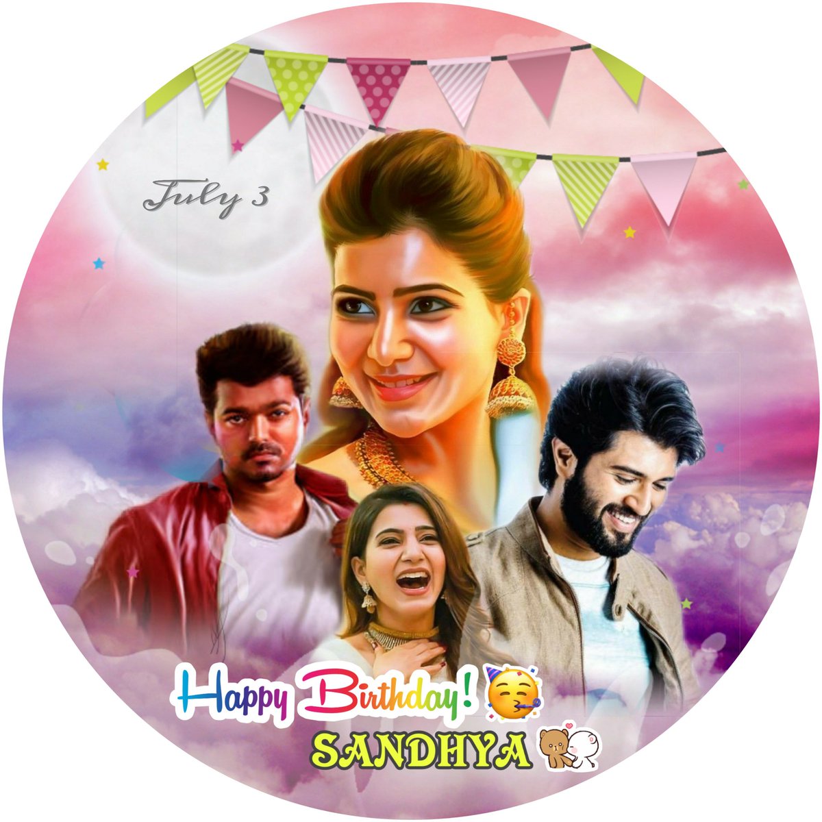 iam_strganesh's tweet image. Here comes the CDP 👇 for @SandhyaTwitz BirthDay!🎂

The celebration begins 🎉🎉🎉 ..

Happy BirthDay in Advance. may all ur dreams come true and happiness surround u always! 

Design : @Bubbly_Girl__ 😍❤

#HBDSandhya #HBDinAdvance