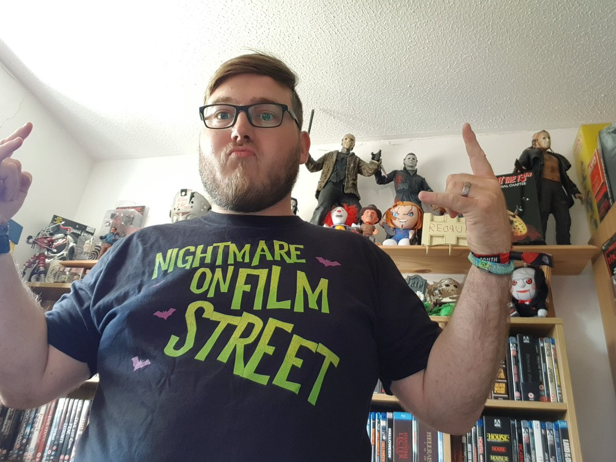 offspringchaz's tweet photo. Just got my shirt from #NOFS ,I love it! #NIGHTMAREONFILMSTREET https://t.co/OixCnNBAtw