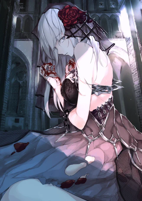 オリジナルイラスト、
キャラクターデザイン。
Gothic &amp; sick.
 #私はこんな仕事がしたい 