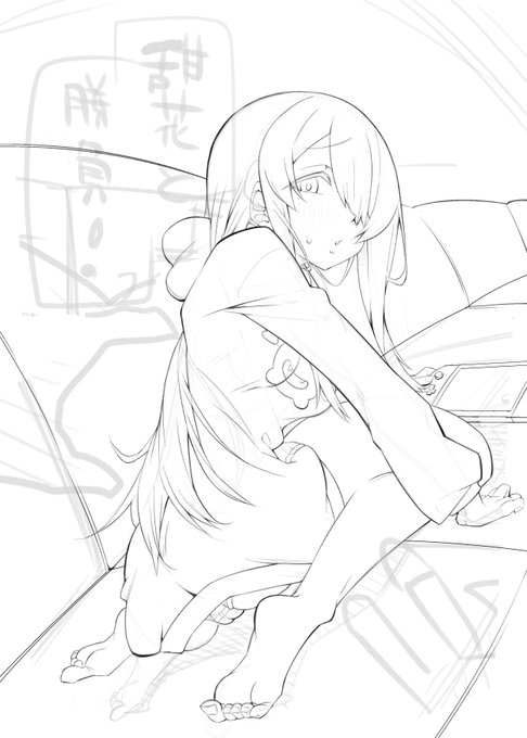 表紙途中。プロデューサーの手を入れるかどうか悩んでる 