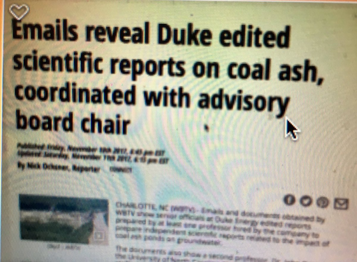nutgraham's tweet photo. #COALASH #coalashneighbors #contamination #greed #toxic #dirty #ethics #cleanwater #waterscared #nc #help #WaterIsLife #waterquality #truth #justice #coalashhousewives  #lovethyneighbor #nightmare #bottledwater #dukeville #criminalpolutters #criminals https://t.co/CdvxiVmjNh