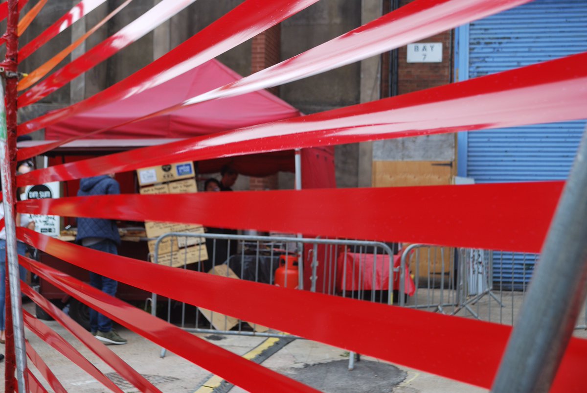 ShinyPeople_'s tweet photo. Outdoor events can be tough to decorate with little to attach to. For DDC vs KERB last summer we made these scaffolding pole ribbon structures combining Digbeths industrial theme with vibrant colour, if you're struggling with your space, get in touch for your own bespoke design! https://t.co/d7Y9ouIhJx