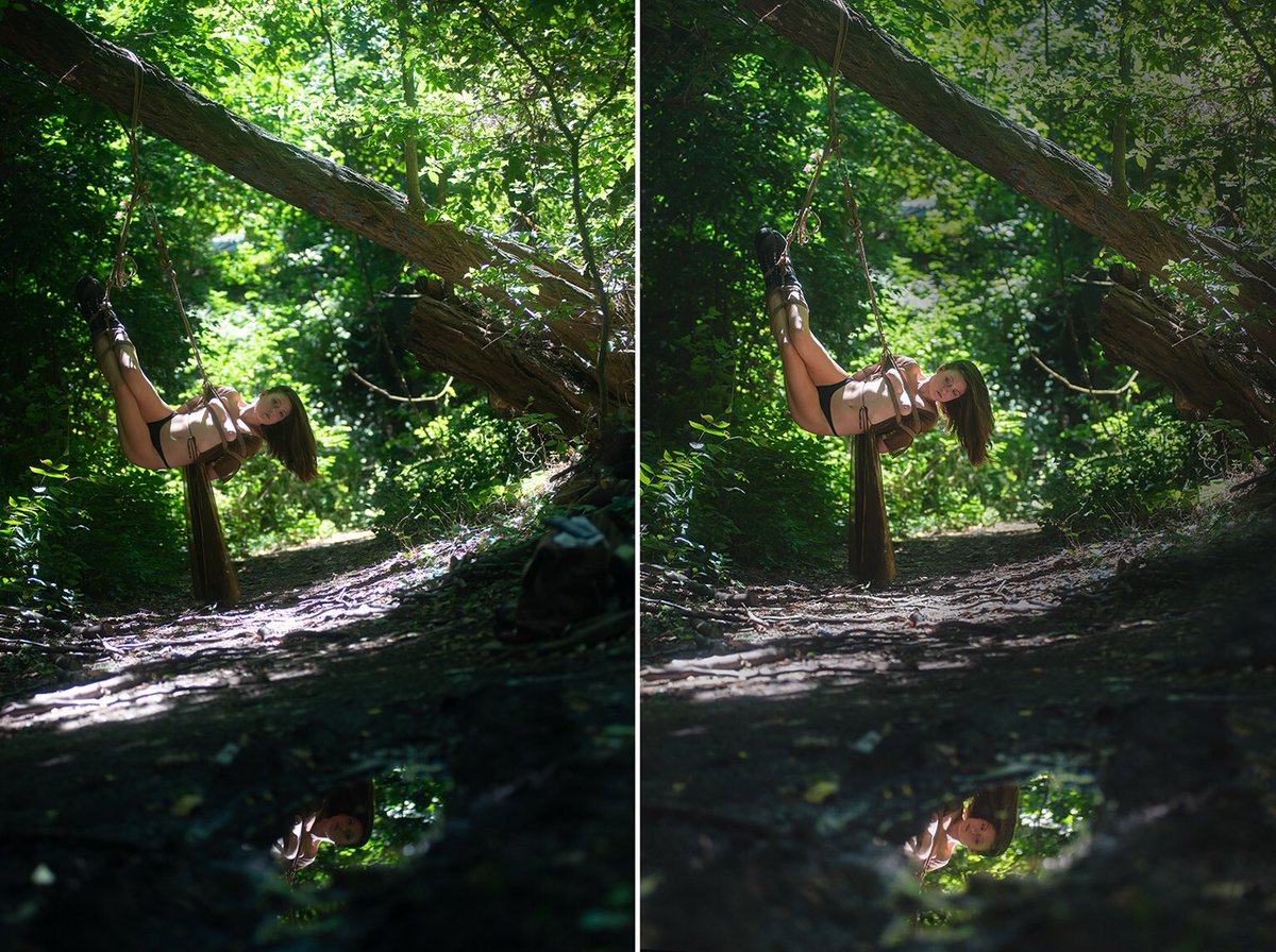 DWLphotos's tweet photo. Before and after of a fave shot from outdoor adventure time yesterday with @lilindigoparker ๐ค๐ป๐ฅฐ๐๐ #minimaledits #puddlereflection https://t.co/bB9Me6K5O9