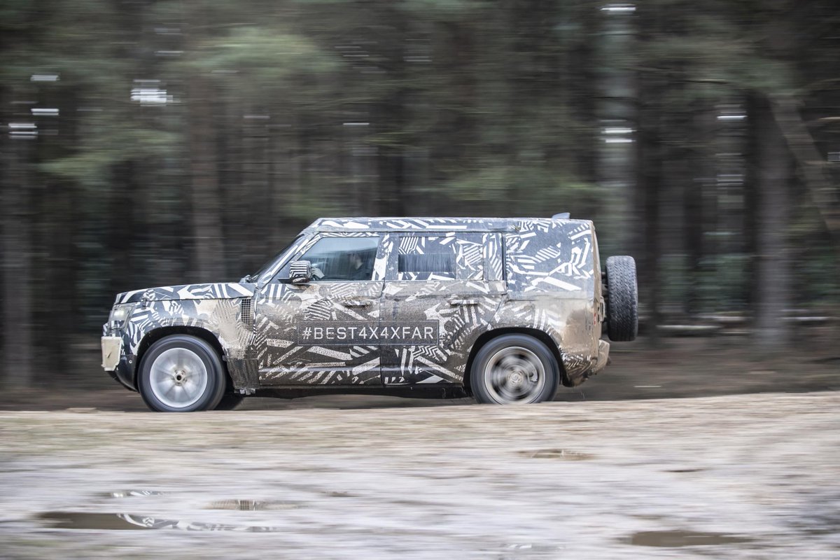 LandRoverOwner's tweet image. Going to Goodwood Festival of Speed this week? Land Rover will be putting a still-camouflaged prototype New Defender up the hill in the 'First Glance' batch twice daily.

#lro #landroverowner #landroverdefender #defender110 #landrover #goodwood #newdefender