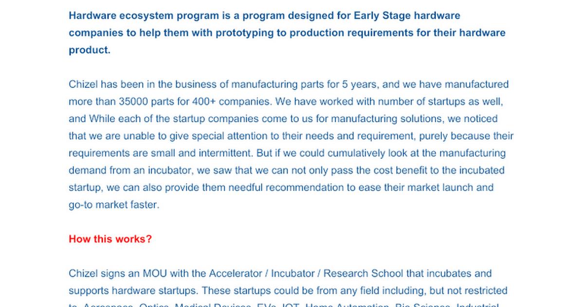 Truventor's tweet photo. Last week we announced the launch of HARDWARE ECOSYSTEM PROGRAM. 
Under this initiative, we aim to target 1000+ start-ups and help them through our hardware ecosystem program.
Follow the link https://t.co/KafE2j5rrK
#startup #hardware #products #community #Manufacturing https://t.co/mCSGXFdI9x