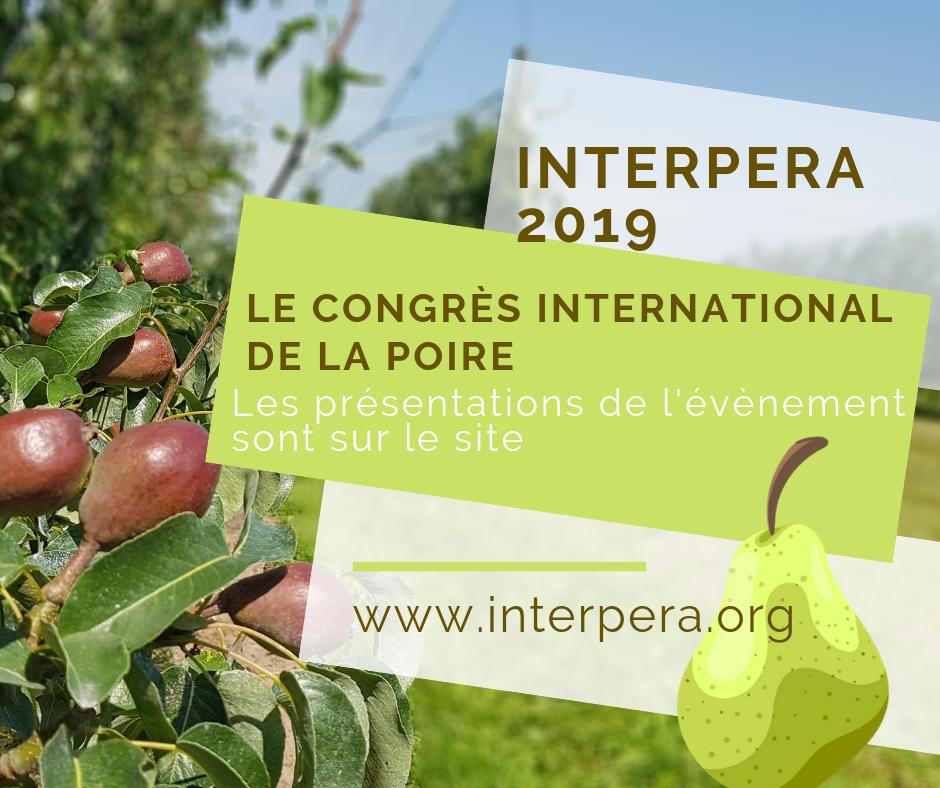 interpera's tweet photo. Les présentations powerpoint d' #interpera2019 , le congrès international de la poire sont en ligne sur https://t.co/CcqDOkwKin https://t.co/BcE9Ig19rZ