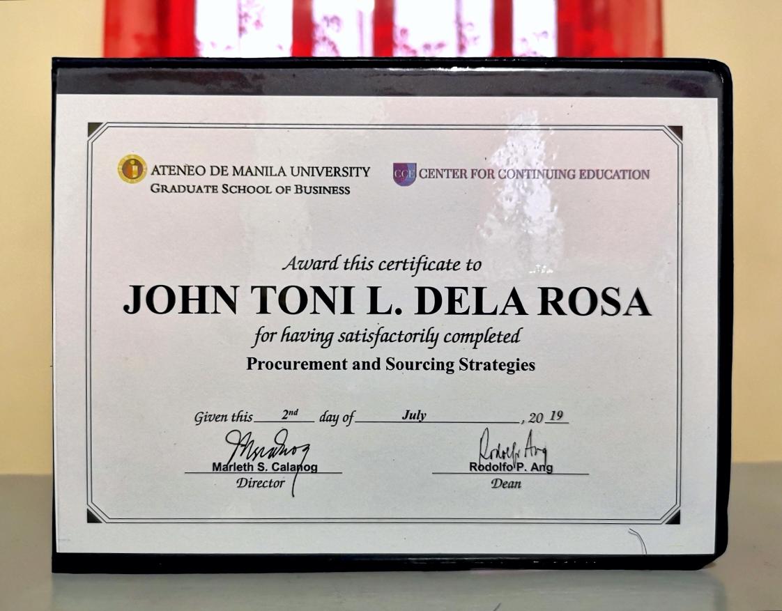 jtdlrs03's tweet photo. Thank you, Ateneo Graduate School of Business!

I'll see you again for more.
👀 👀 👀

#LearningForProfessionals
#ContinuingEducation
#CertificationBound https://t.co/D2e0ENu9Yc