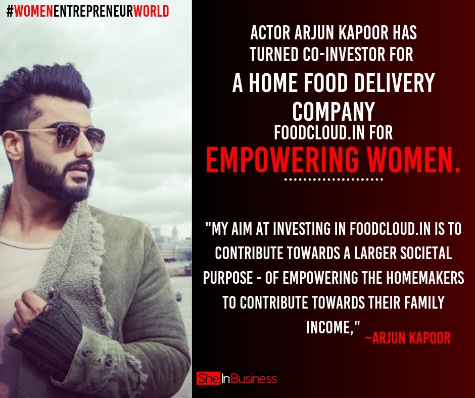 SheinBusiness's tweet photo. "Ki & Ka" actor @arjunk26 who has always supported equality for women became an entrepreneur by investing in a home food delivery company to empower homemakers to contribute towards their family income.
Walking on the road to women empowerment #SheInBusiness appreciate this. https://t.co/zJyebrEo5E