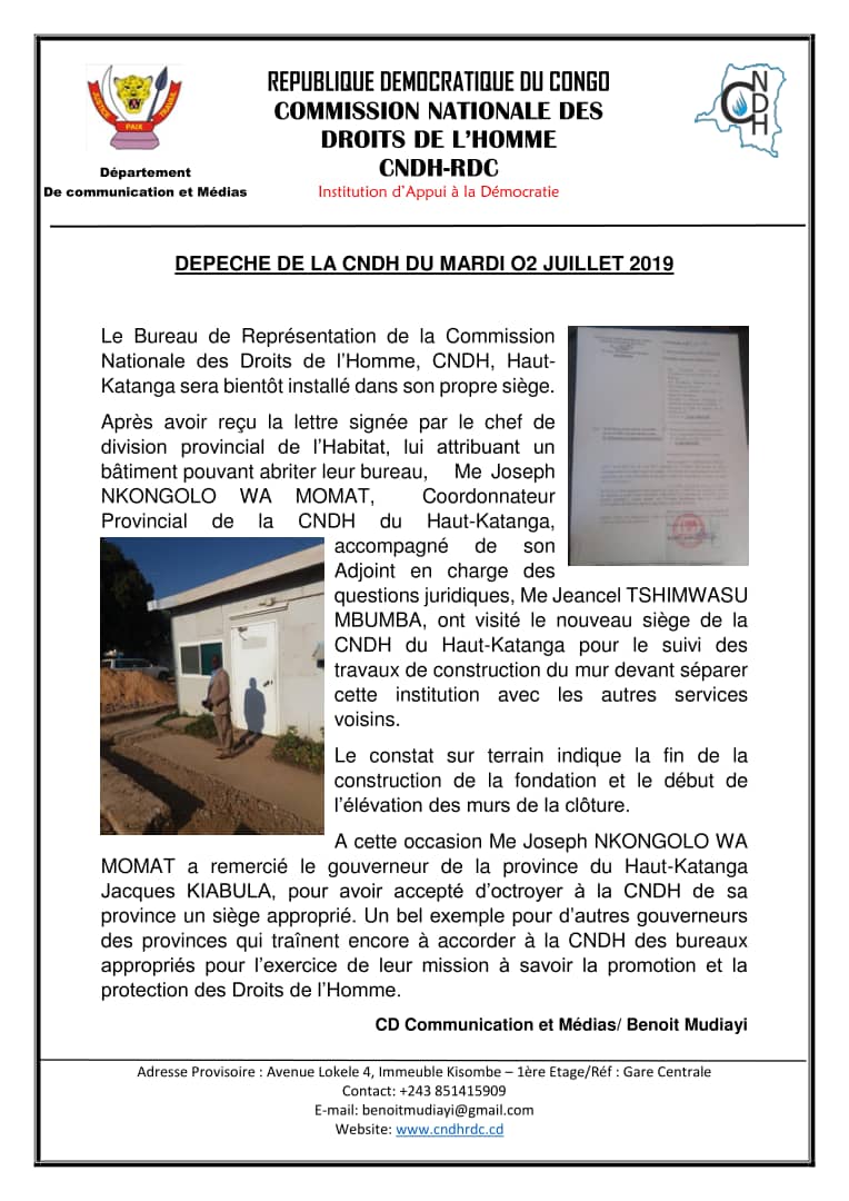 CNDH-RDC tweet media