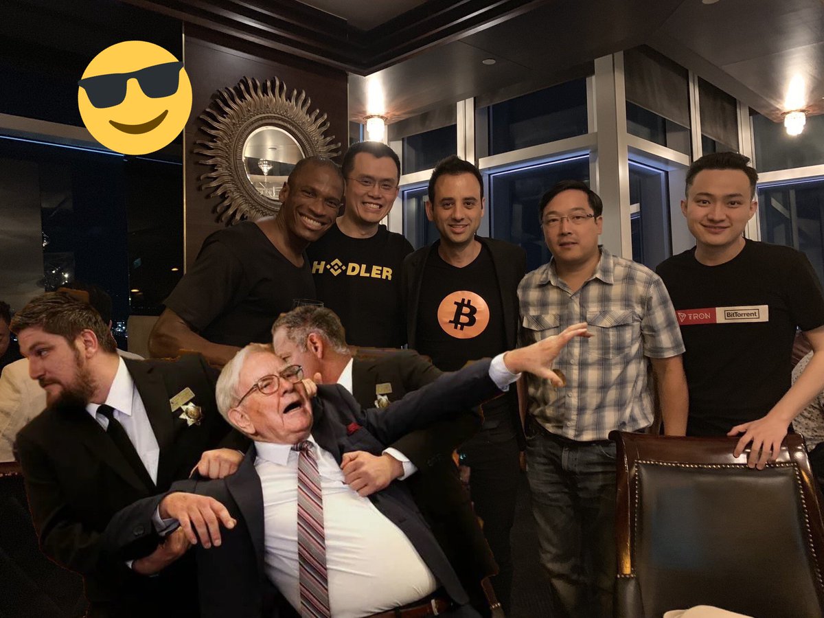 No #Bitcoin No Dinner 

<a href="/justinsuntron/">H.E. Justin Sun 👨‍🚀 🌞</a> <a href="/cz_binance/">CZ 🔶 BNB</a>