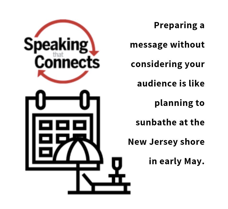 Sinettspeaks's tweet photo. Presentation Perspective #5: Do you first think WHAT or WHO when planning a presentation?  #audience #listening #speaking #speakingthatconnects https://t.co/9AlpusSdVB