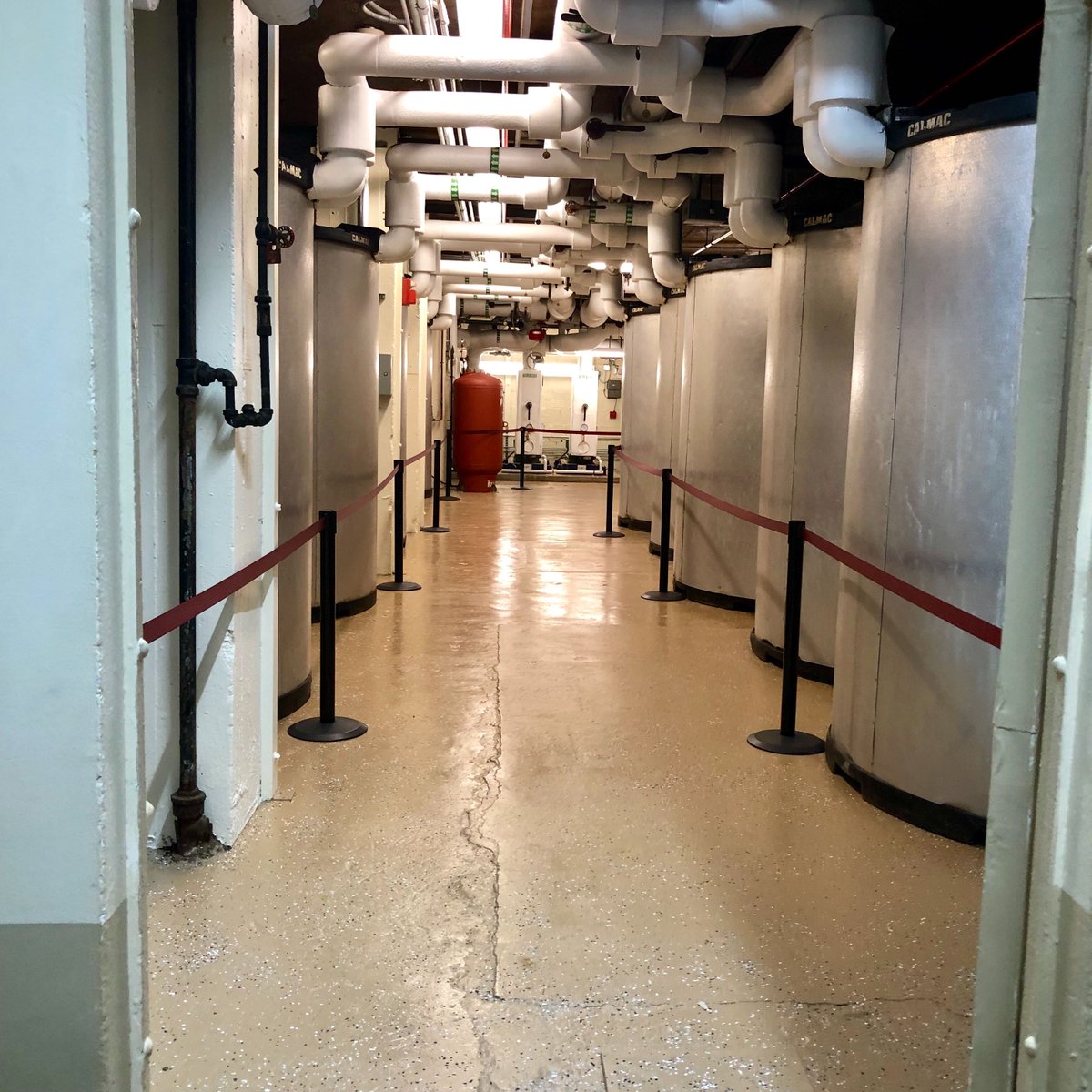 BochCenter's tweet photo. These big cylinders are all filled with ice that cools the entire Wang Theatre! This system is original to the building &amp; so unique that we’re one of only a few buildings in the country still using it!

Learn more about this historic wonder &amp; book a tour: https://t.co/WpWUHwynFF https://t.co/077Oqf5sVe