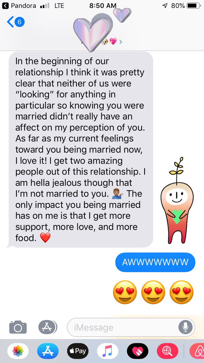 darkwildlove's tweet photo. I asked my GF how she felt about me being married in the beginning of our relationship and how she feels about it now... #polyamory #polyamorous #polyamperks #polyperks #CUTE #SWOON @ThoughtsPoly https://t.co/svCT56zAf5