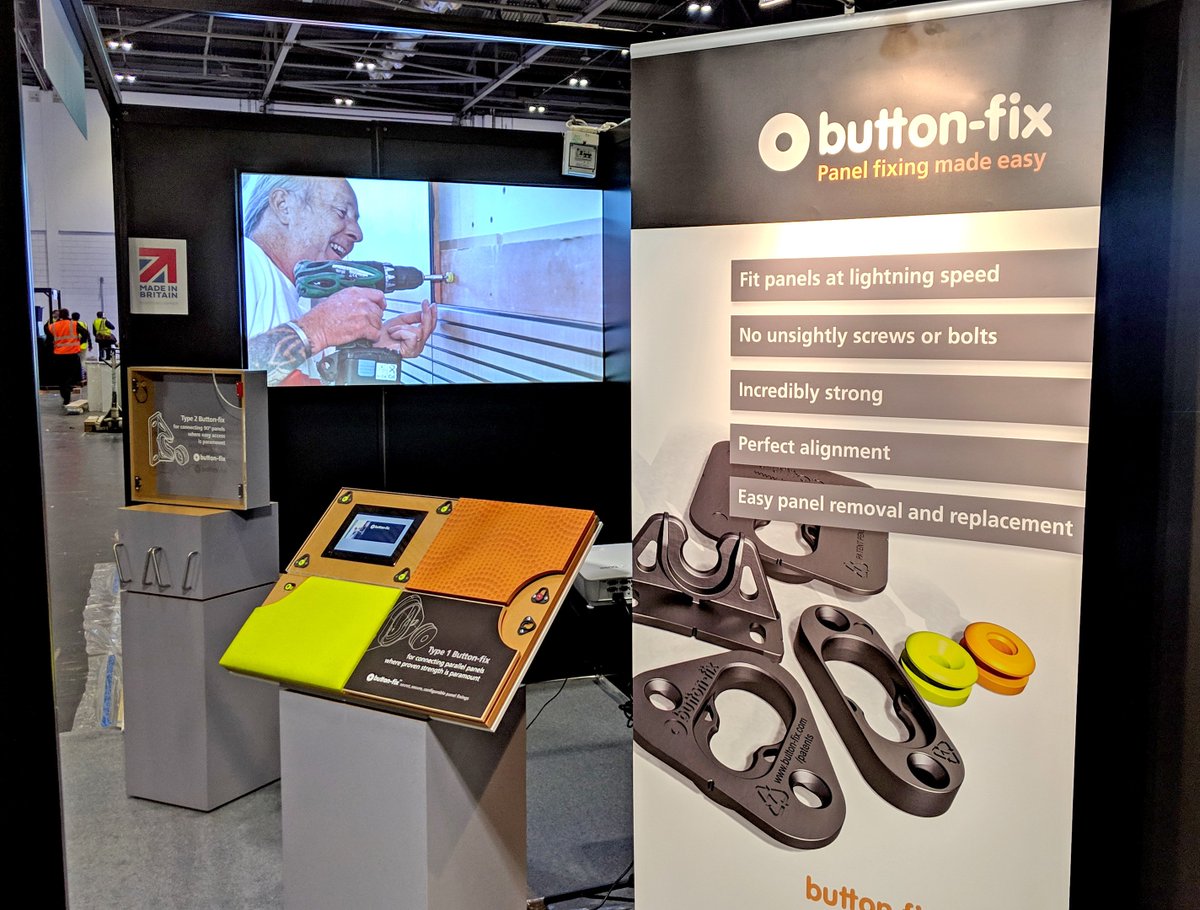 ButtonfixUK's tweet image. Did you visit the Button-fix stand at #futurebuild2019?

@FuturebuildNow #futurebuild #buttonfix #marine #transport #signage #wallpanelling #panelfixing #excellondon #innovation #productdesign #interiordesign #fitout #construction #joinery #fasteners #panelfixingmadeeasy