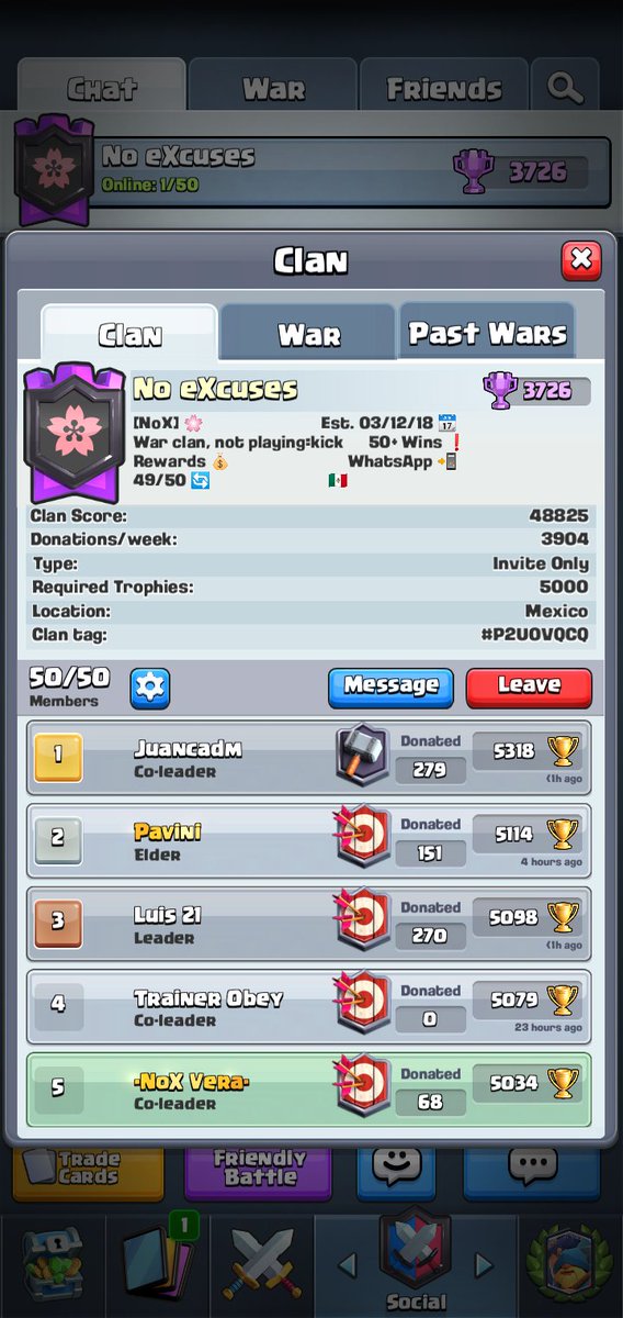 Esta temporada habrá pago en ladder de:
1. 10 dlls.
2. 5 dlls.
3. Pass Royale.
Para cualquier información mandar MD.
Se agradece retweet.
<a href="/jajajajajajaCR/">Bgama🏆</a> <a href="/AyudaJugador/">Ayuda Jugador</a> <a href="/AyudaseSports2/">Publicidad eSports LATAM</a> <a href="/RtsGratis_OP/">🔁Ayuda A La Comunidad🔁</a> <a href="/AyudaRts_Cr/">🔁Ayuda🔁</a>