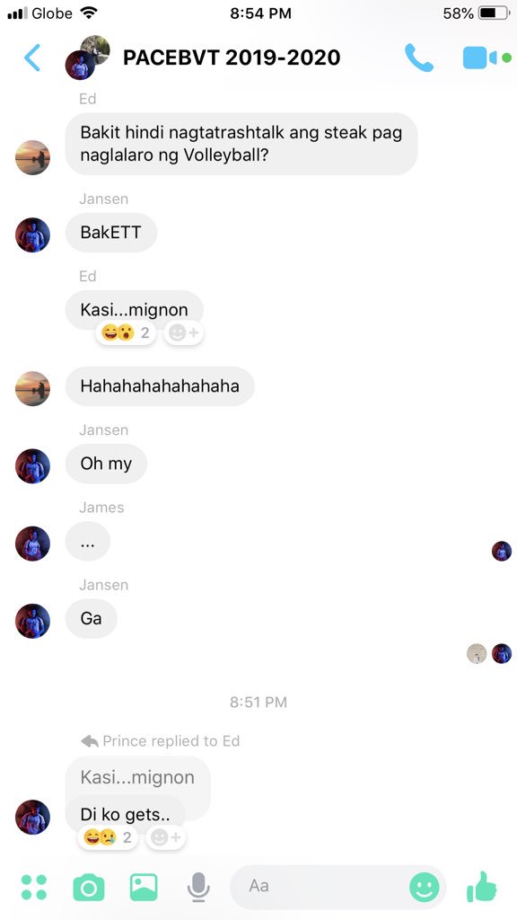 stephgabriel17's tweet photo. Today’s post training jokes c/o #PACEBVT: STEAK

Anong STEAK ang nakakakita: RibEYE
Anong STEAK ang mahilig maghubad: STRIPloin
Anong STEAK ang magaling: WELL DONE

Nag uwian na hindi parin tapos si Coach @edortega 👇🏻 https://t.co/Oe8kbXvrqr