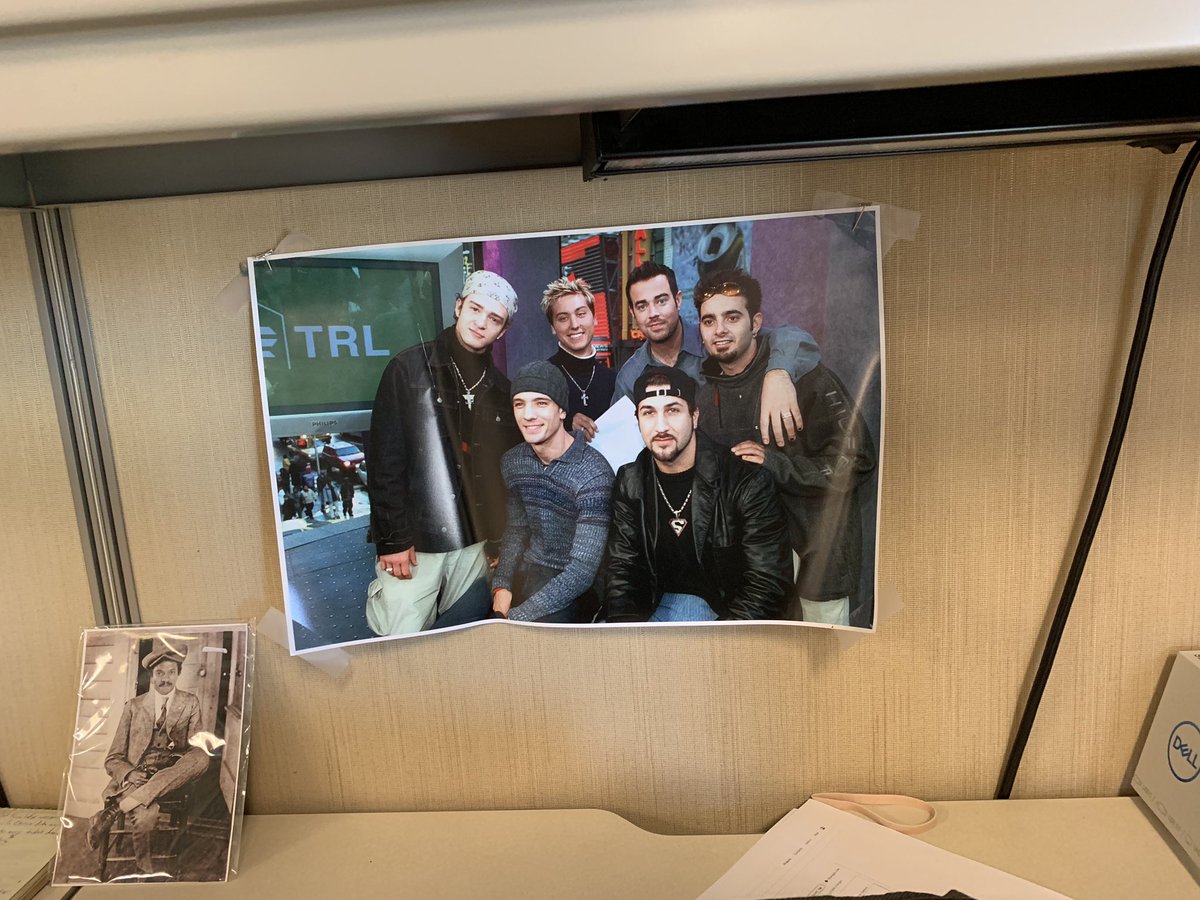 jasonmflow's tweet photo. Somebody left me a present while I was out of town. Jokes on them: I’m keeping it. #NSync4Ever https://t.co/n7EwPK0ZMk