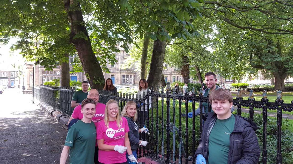 CarlisleMencap's tweet photo. Carlisle Mencap proud to take part in the Give A Day To The City Week project to revamp Portland Square in Carlisle! @mencap_charity @GADCarlisle @CarlisleCC @PPMLtd1 @CumberlandBS https://t.co/RyZfsZWt3S