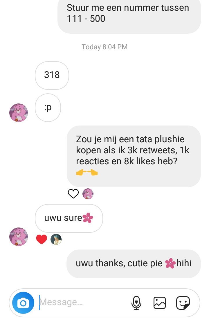 taeflavour's tweet photo. Hi, so I'm doing this retweet deal with my cute friend hihi.
So if I have 3k retweets,1k comments and 8k likes I will get a Tata plushie 💞🌸
It would make me happy if you could help me 🍓
I'm not going to tag people in this post, because I know that's kinda annoying 
Thank you💘 https://t.co/ijMYEvWnPo