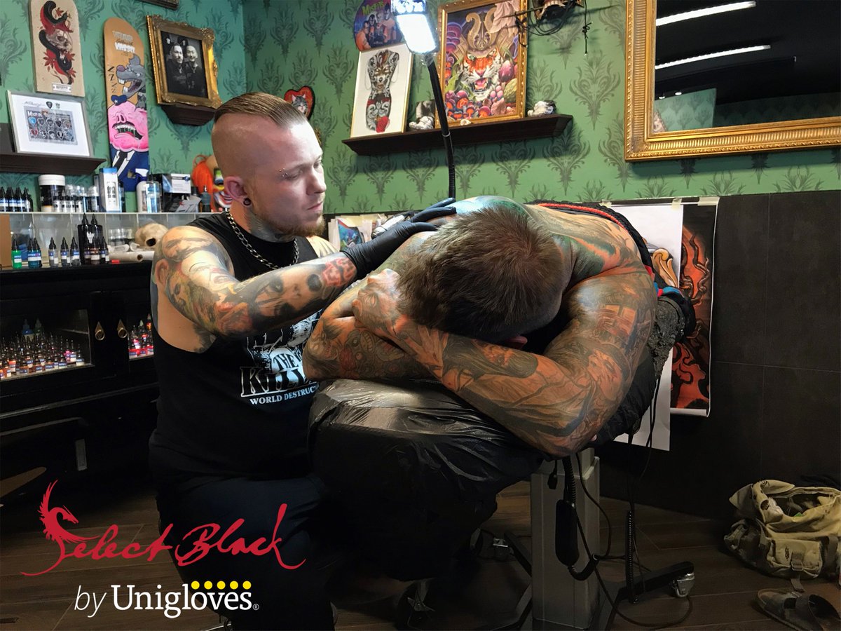 UniglovesUK's tweet photo. corpsepainter_tattoo working on another masterpiece with Unigloves Select Black disposable gloves and couch covers
julian.siebert #corpsepainter #unigloves unigloves #selectblack #tattoogloves #black #gloves #tattoo #tattoos #tat #tatts #ink #inked #tattooed #tattooist #tattoist https://t.co/QAibqRq2ne