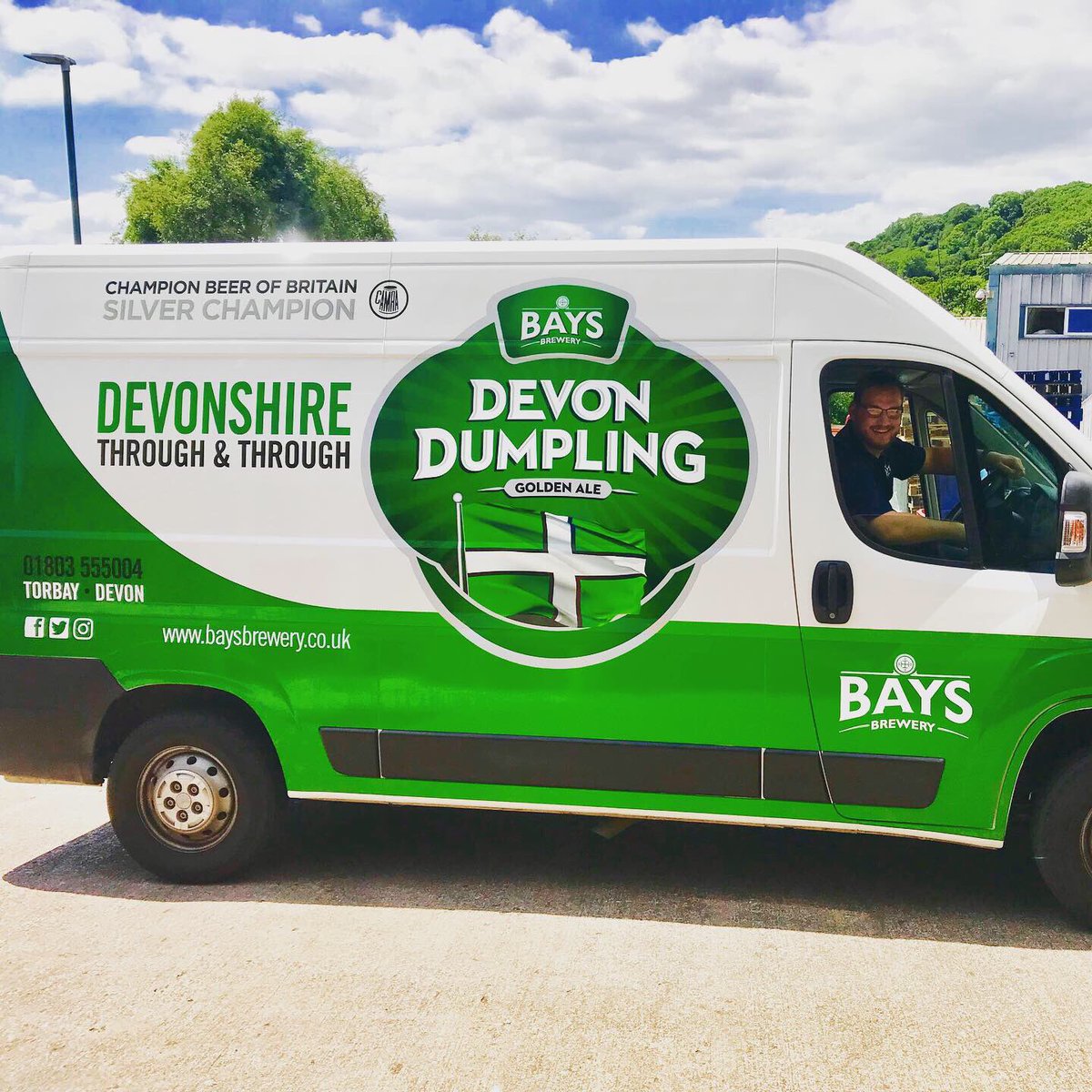 BaysBrewery's tweet photo. Check out our new van 😲😀
#devondumpling https://t.co/XozGGeW3hv