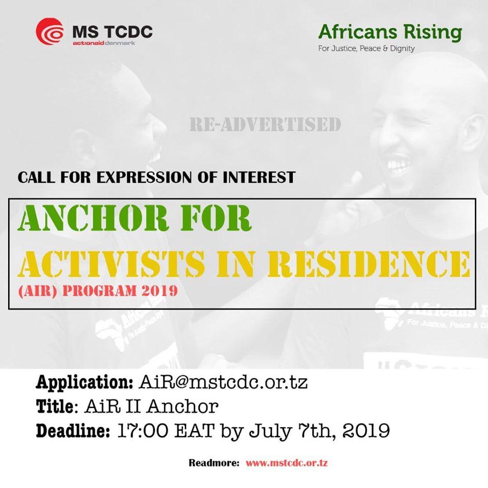AfricansRising's tweet photo. OPPORTUNITY!!
#AfricansRising in collaboration with MS TCDC is on the lookout for an anchor for the "Activists in Residence" program.If you meet the requirements or know someone who does, please share this link with them; https://t.co/GYnGdtAKUh
#AfricaWeWant
#Knowledge4Change https://t.co/1BPkQHNrn7